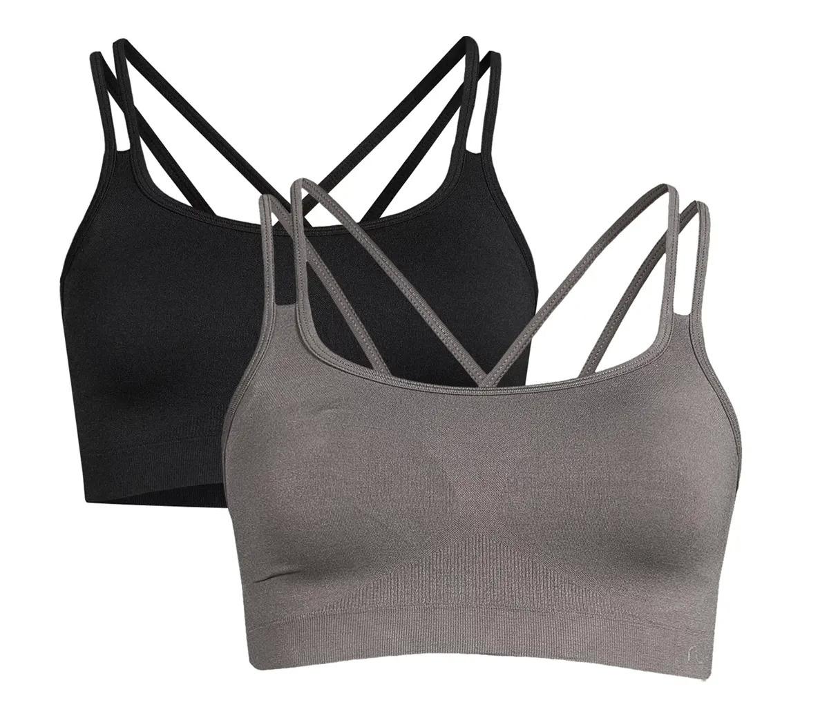 Ryka Women's Strappy Back Sports Bras 2 Pack Deals