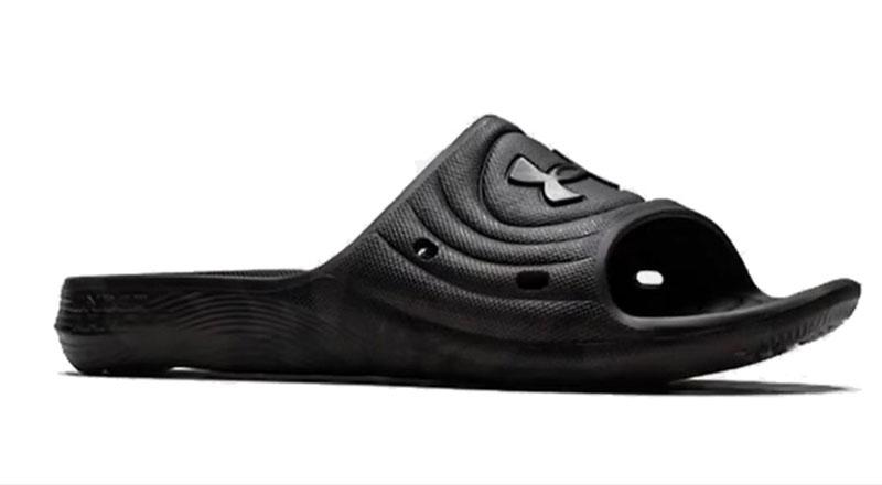 Under Armour Mens UA Camo Locker Slide Sandals for $8.98