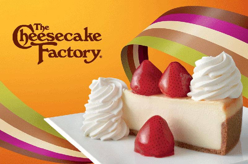 The Cheesecake Factory Slice of Cheesecake for $4.50