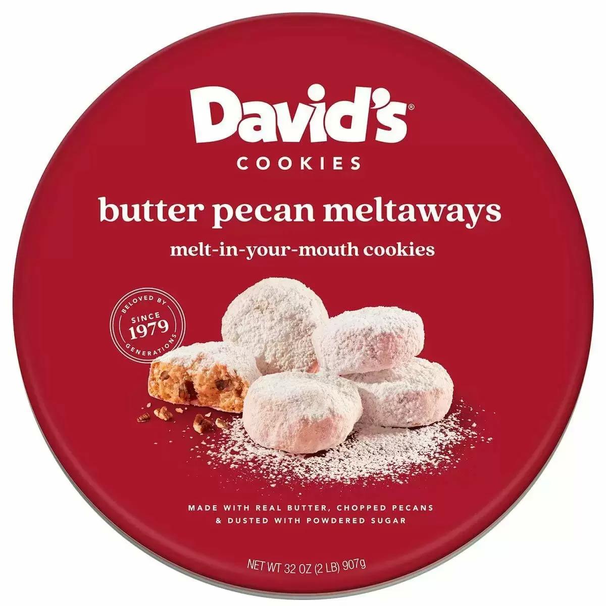 Davids Cookies Gourmet Butter Pecan Meltaway Gift Basket for $10.99 Shipped