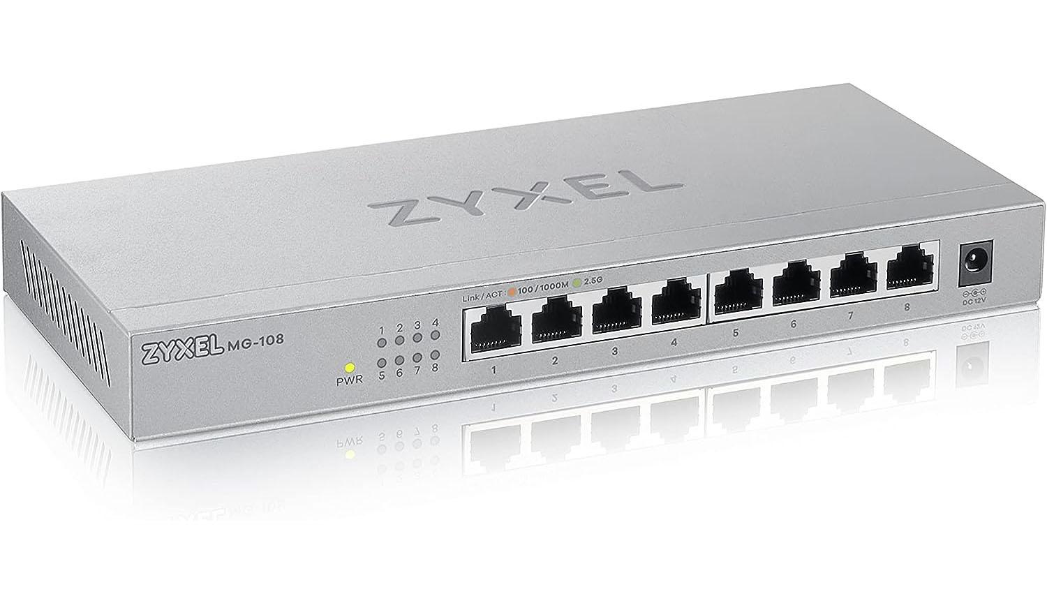 Zyxel 8-Port 2.5G Multi-Gigabit Unmanaged Switch MG-108 for $99.99 Shipped