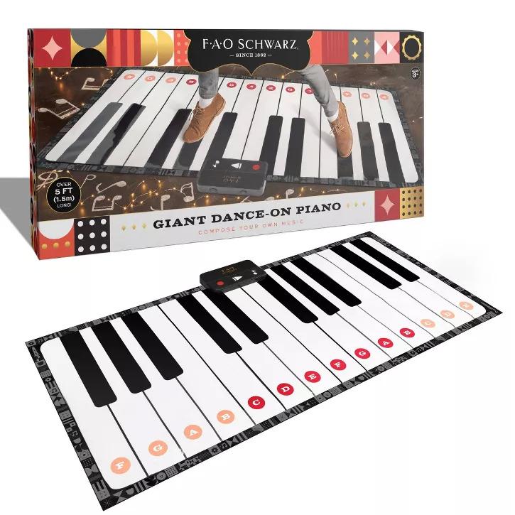 FAO Schwarz Giant 69in Dance-On Piano Mat for $15.99