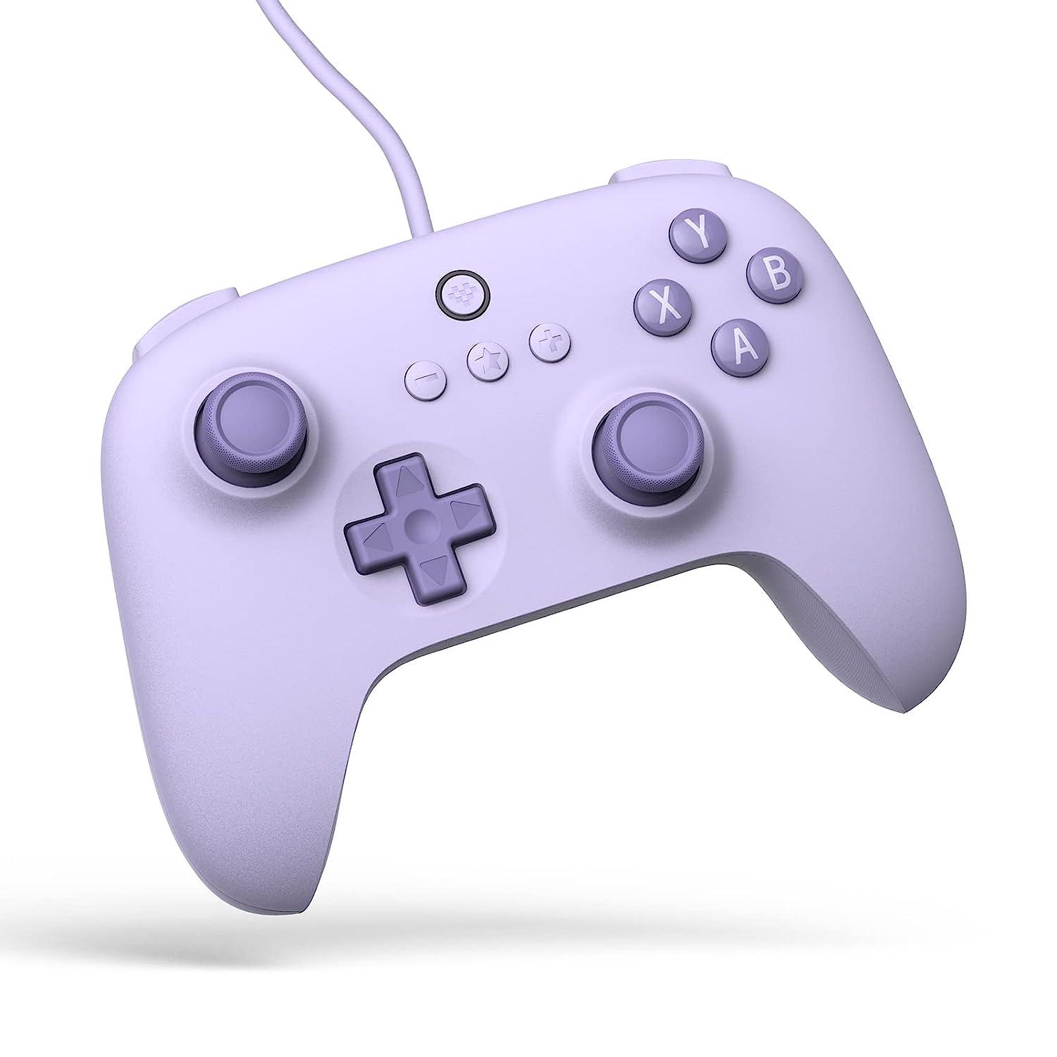 8Bitdo Ultimate C Lilac Purple Wired Controller for $16.32