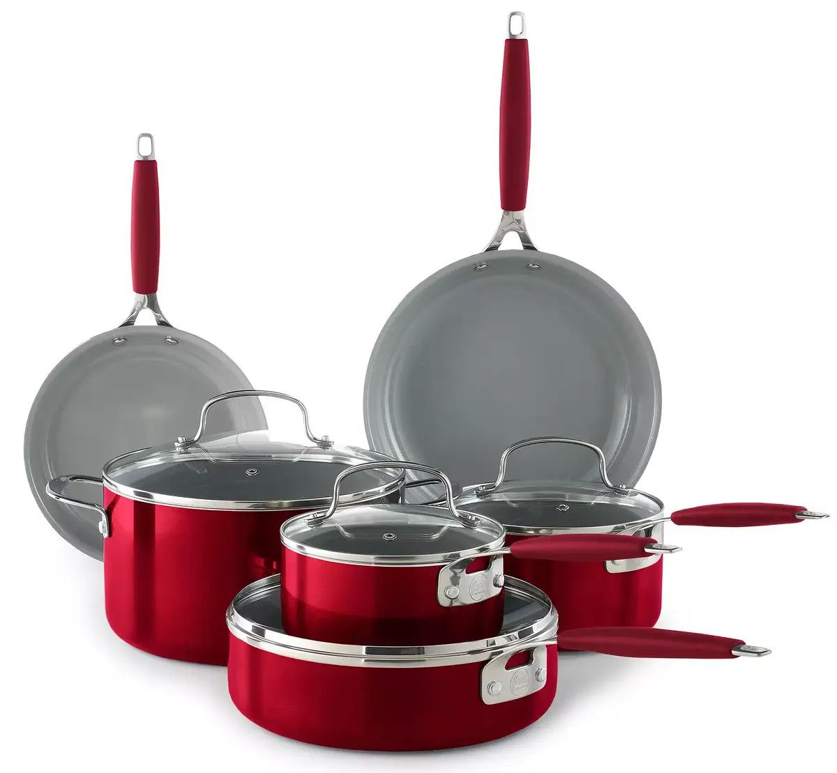Food Network 10-Piece Nonstick Ceramic Cookware Set for $39.99 Shipped