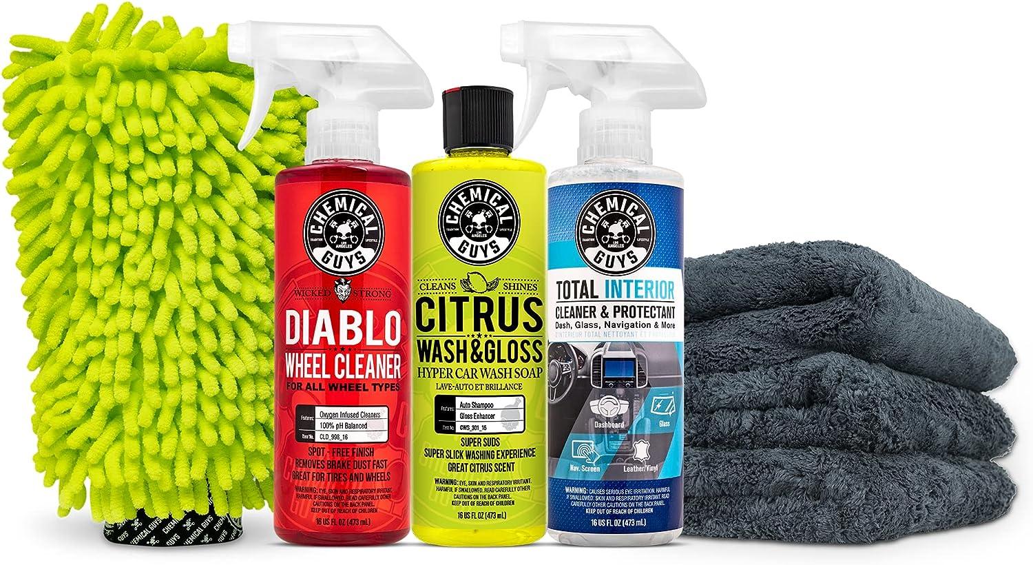 Chemical Guys HOL357 Clean and Shine Car Wash Starter Kit for $23.99