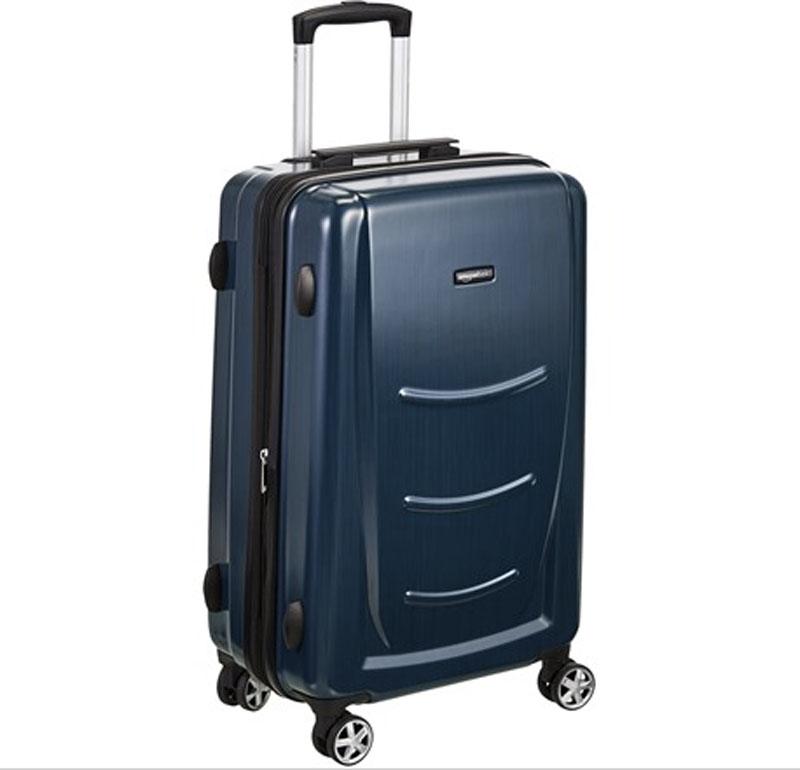 Amazon Basics Hard ShellSpinner Suitcase 22in Luggage for $39.99