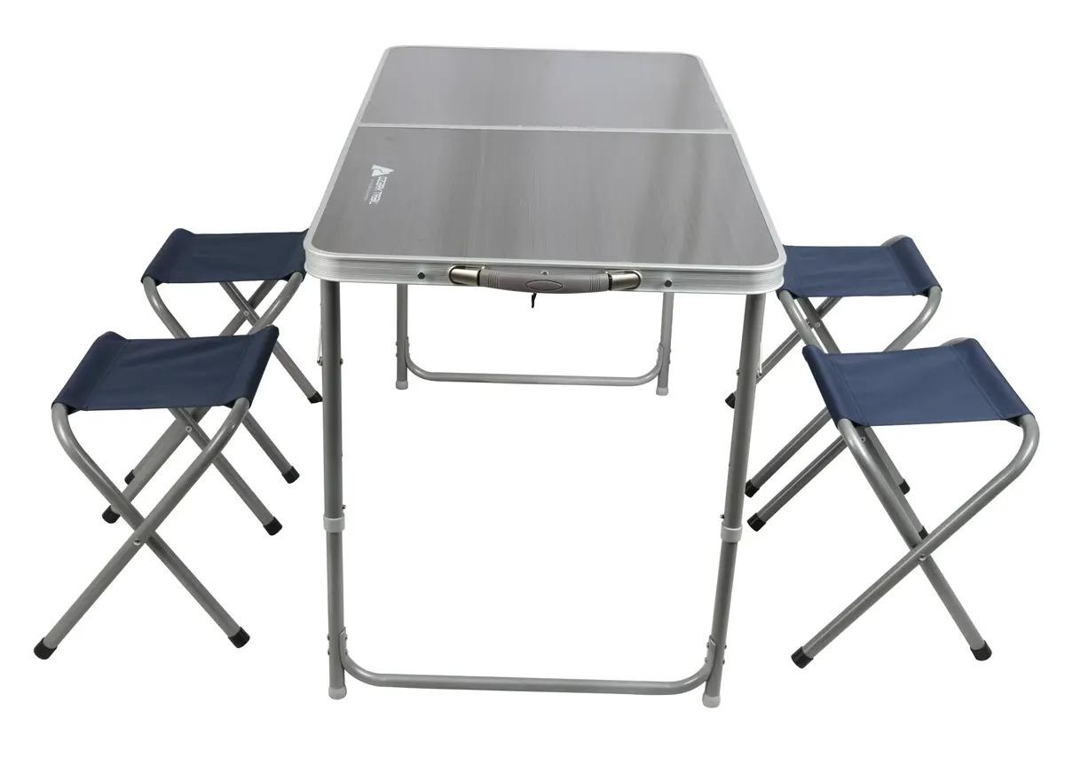 Ozark Trail Durable Steel and Aluminum Table Set with Stools for $30