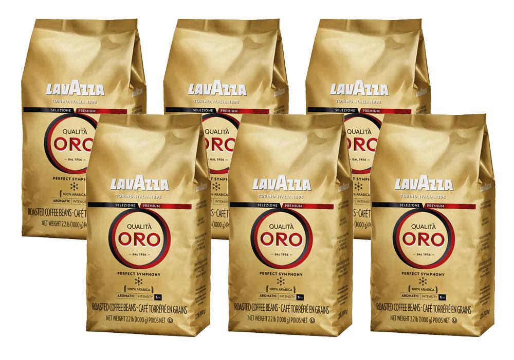 Lavazza Qualita Oro Whole Bean Coffee Blend Medium Roast 6 Pack for $67.96 Shipped