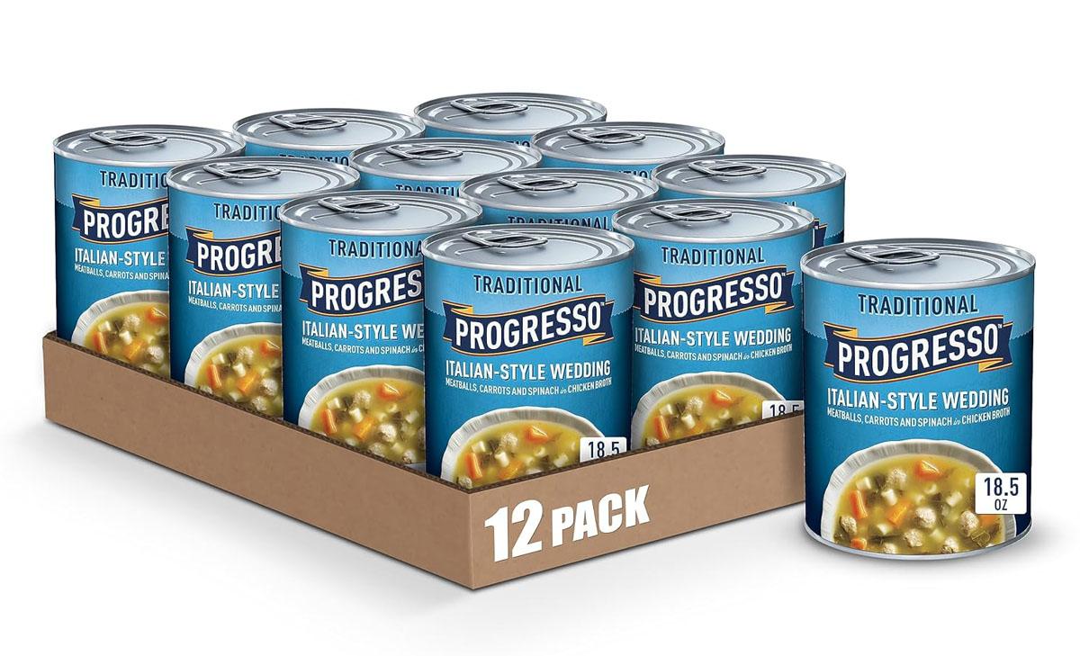 Progresso Traditional Soup Italian-Style Wedding 12 Pack for $15