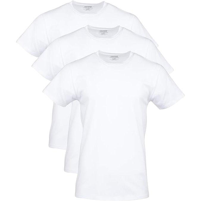 Gildan Mens Crew Neck Cotton Stretch T-Shirts 3 Pack for $9.94 Shipped