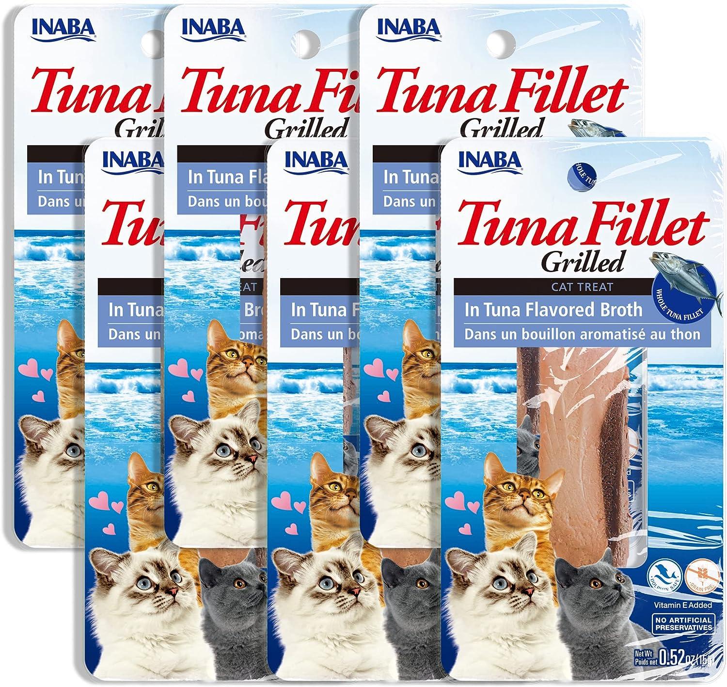 Inaba Grilled Fillet Cat Food Treats in Broth 18 Pack for $8.42 Shipped