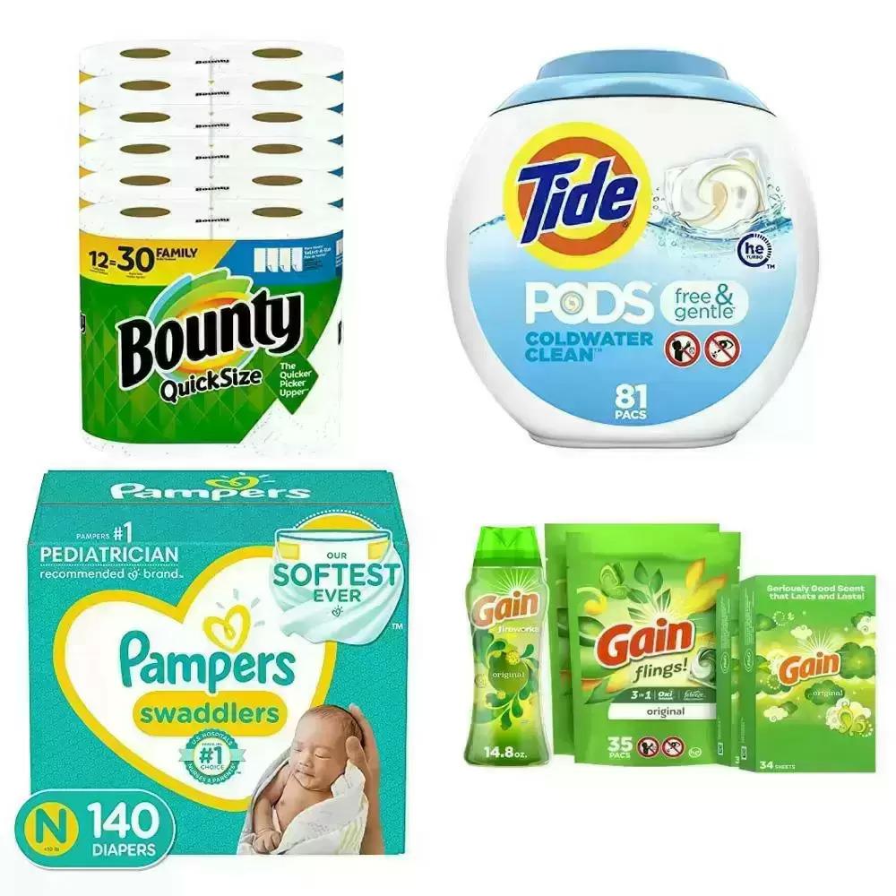 Buy $100 in Amazon P&G Household Health Baby Beauty Items and Get $25 Back