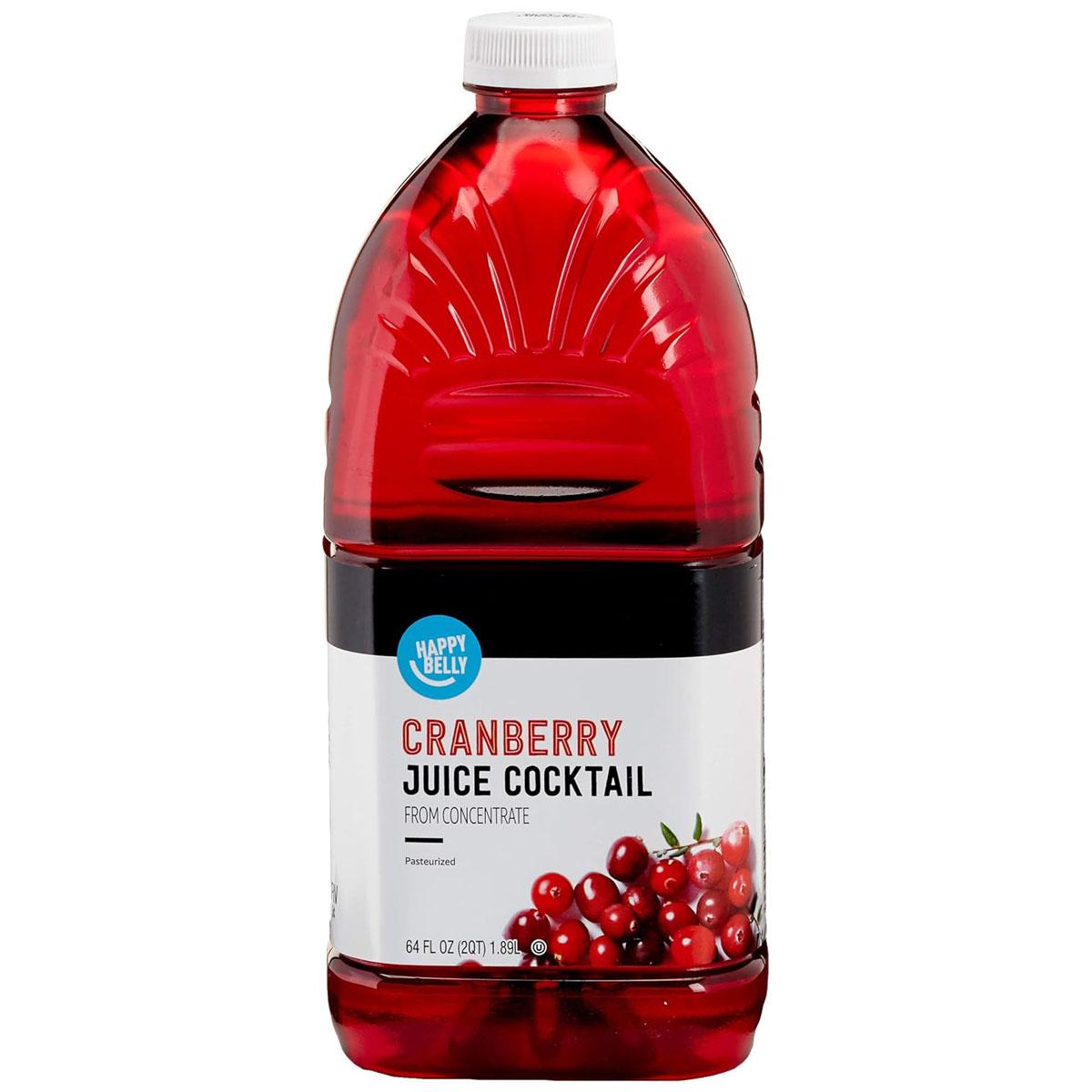 Amazon Brand Happy Belly Cocktail Cranberry Juice for $2.10 Shipped