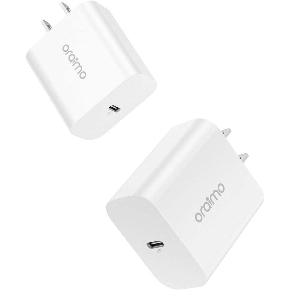 Oraimo 20W USB-C Charger Block 2 Pack for $5.99