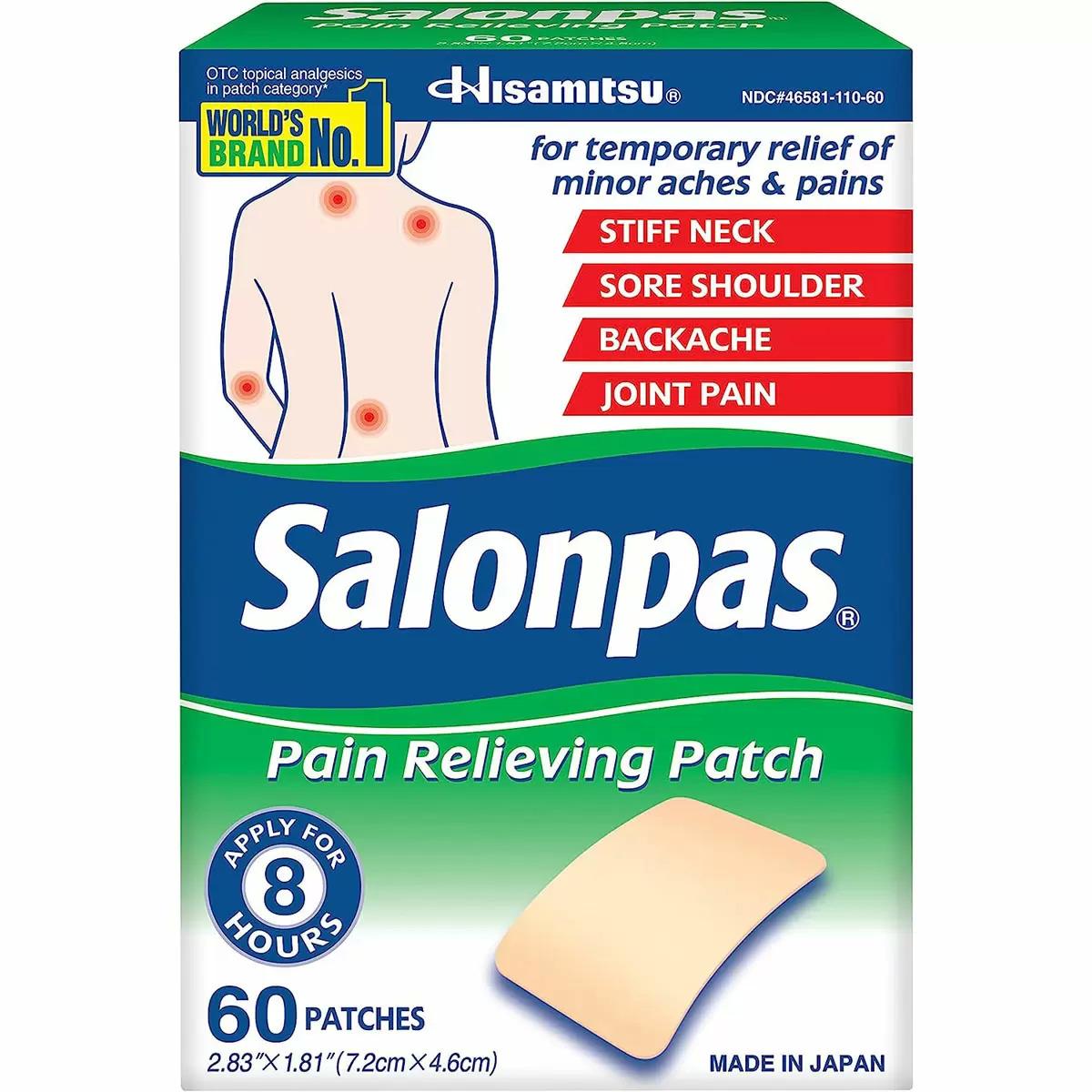 Salonpas Muscle Soreness Pain Relieving Patch for $6.13 Shipped