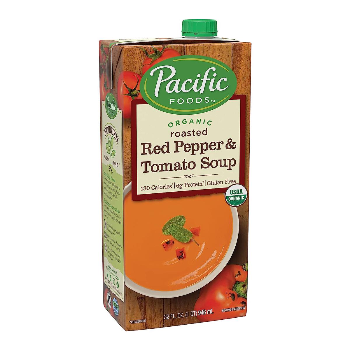 Pacific Foods Organic Soup Roasted Pepper and Tomato for $2.62 Shipped