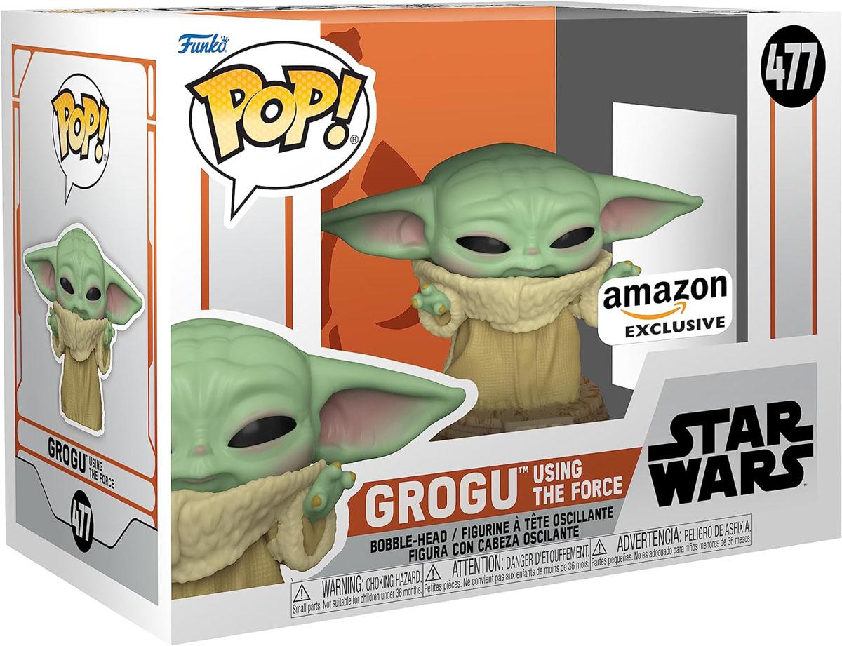 Funko Pop Star Wars Grogu Using The Force Bobblehead for $4.99