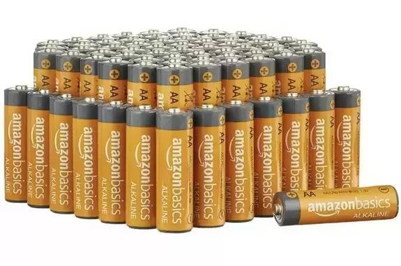 AmazonBasics AA Alkaline Batteries 72 Pack for $17.99