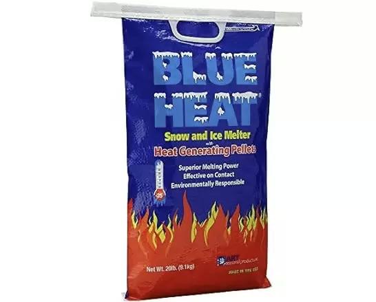 Blue Heat Snow and Ice Melter with Heat Generating Pellets for $4.99