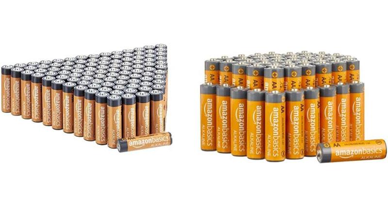 100 AAA Batteries and 48 AA Amazon Basics Batteries for $24.79