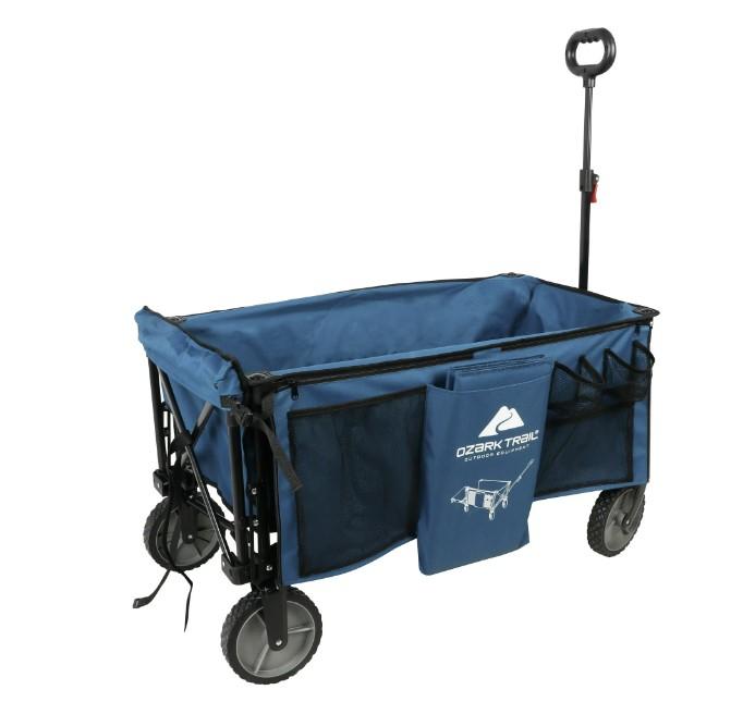 Ozark Trail Quad Folding Camp Wagon with Tailgate for $45 Shipped