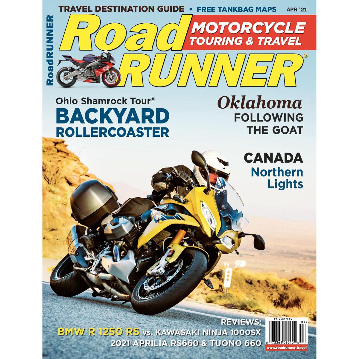 RoadRUNNER Motorcycle Touring and Travel Magazine Subscription for Free