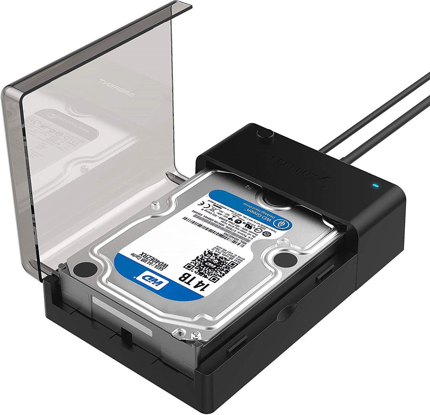 Sabrent USB 3.0 to SATA External Hard Drive Lay-Flat Docking Station for $22.85