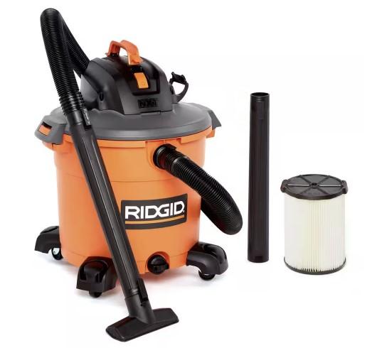 Ridgid 16 Gallon 5.0 Peak HP NXT Wet Dry Shop Vacuum for $59.88 Shipped