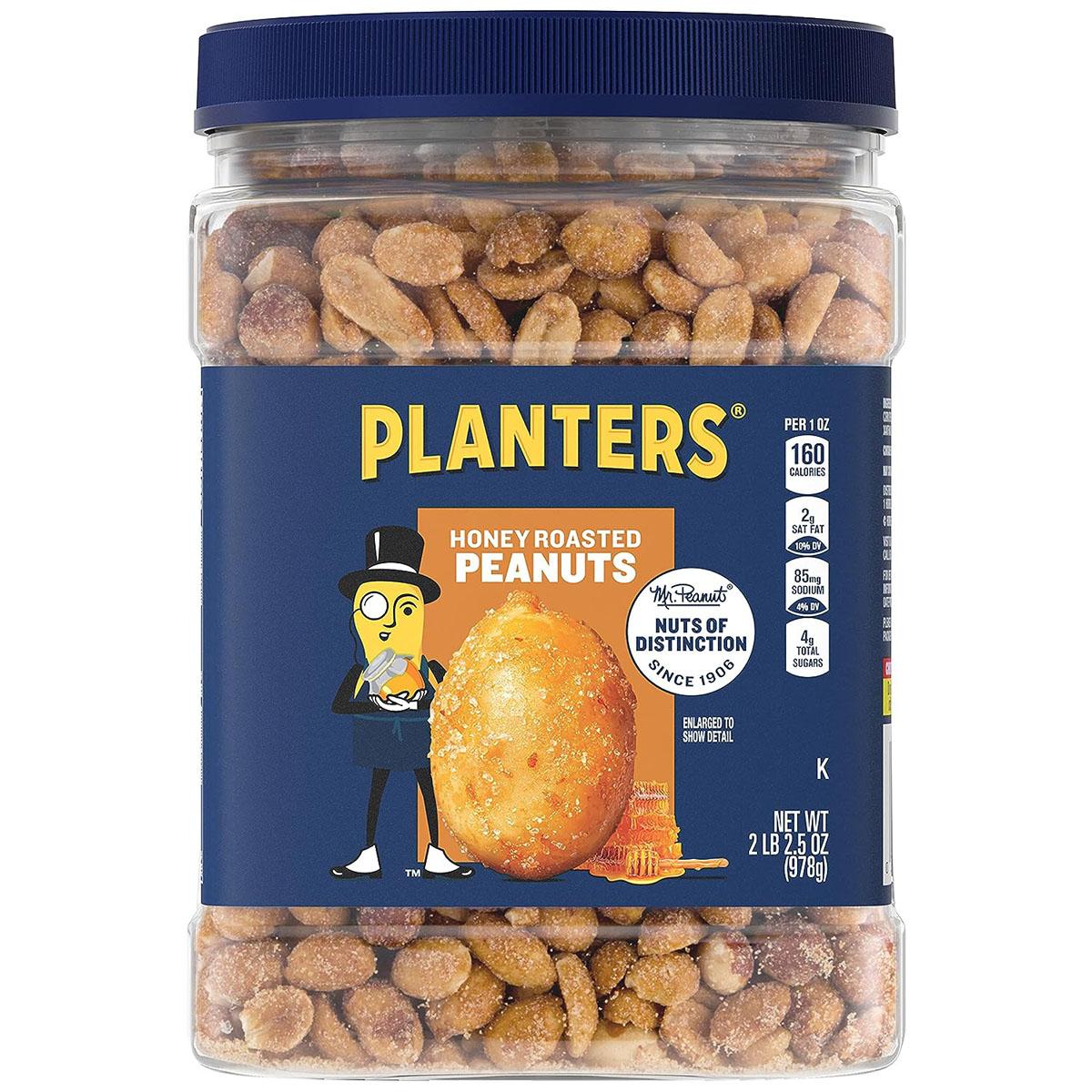 Planters Peanuts Honey Roasted 6 Pack for $19.05 Shipped