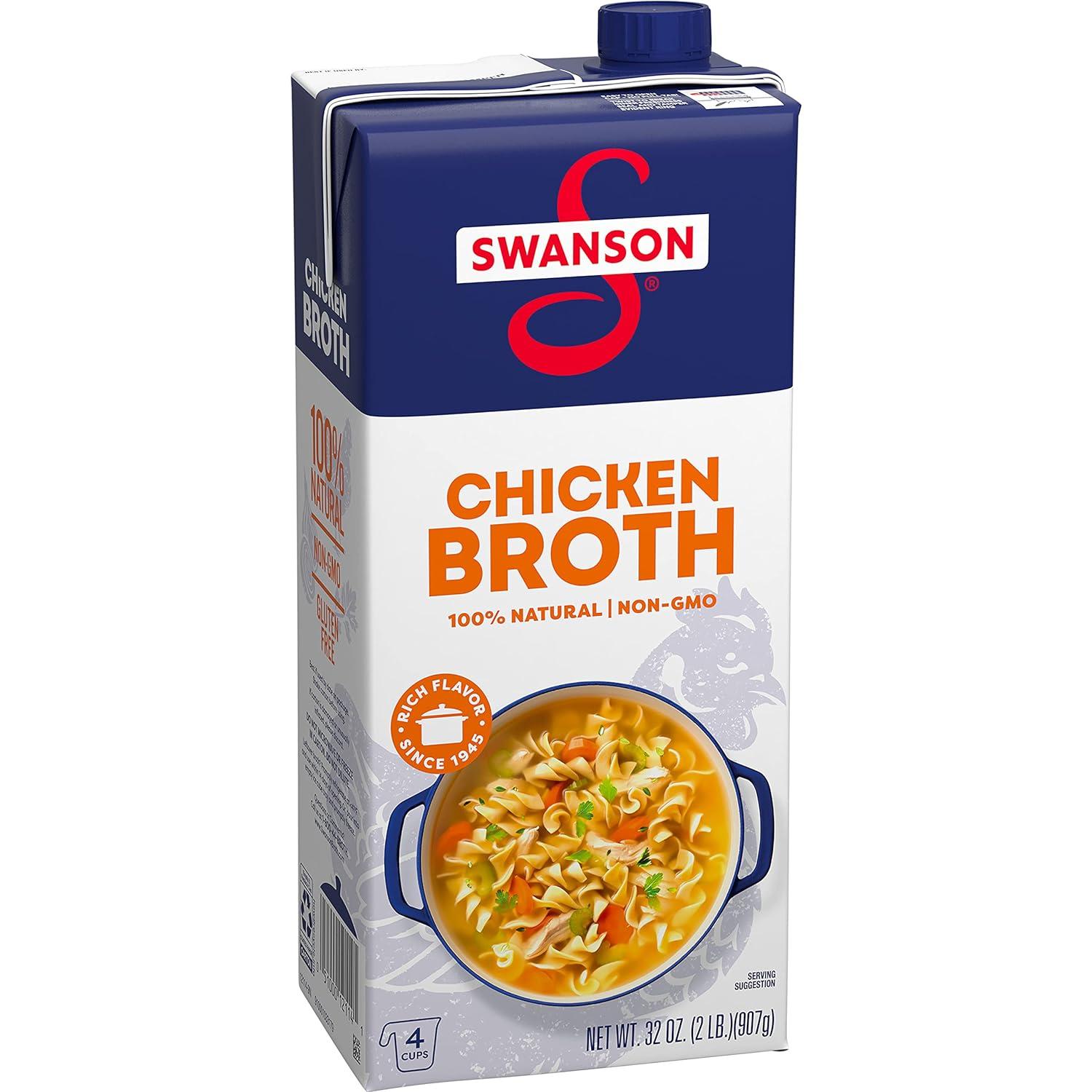 Swanson Natural Chicken Broth for $1.48