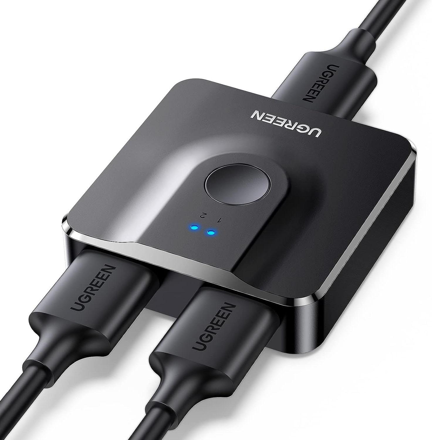 Ugreen HDMI Bi-Directional HDMI Switcher for $7.19