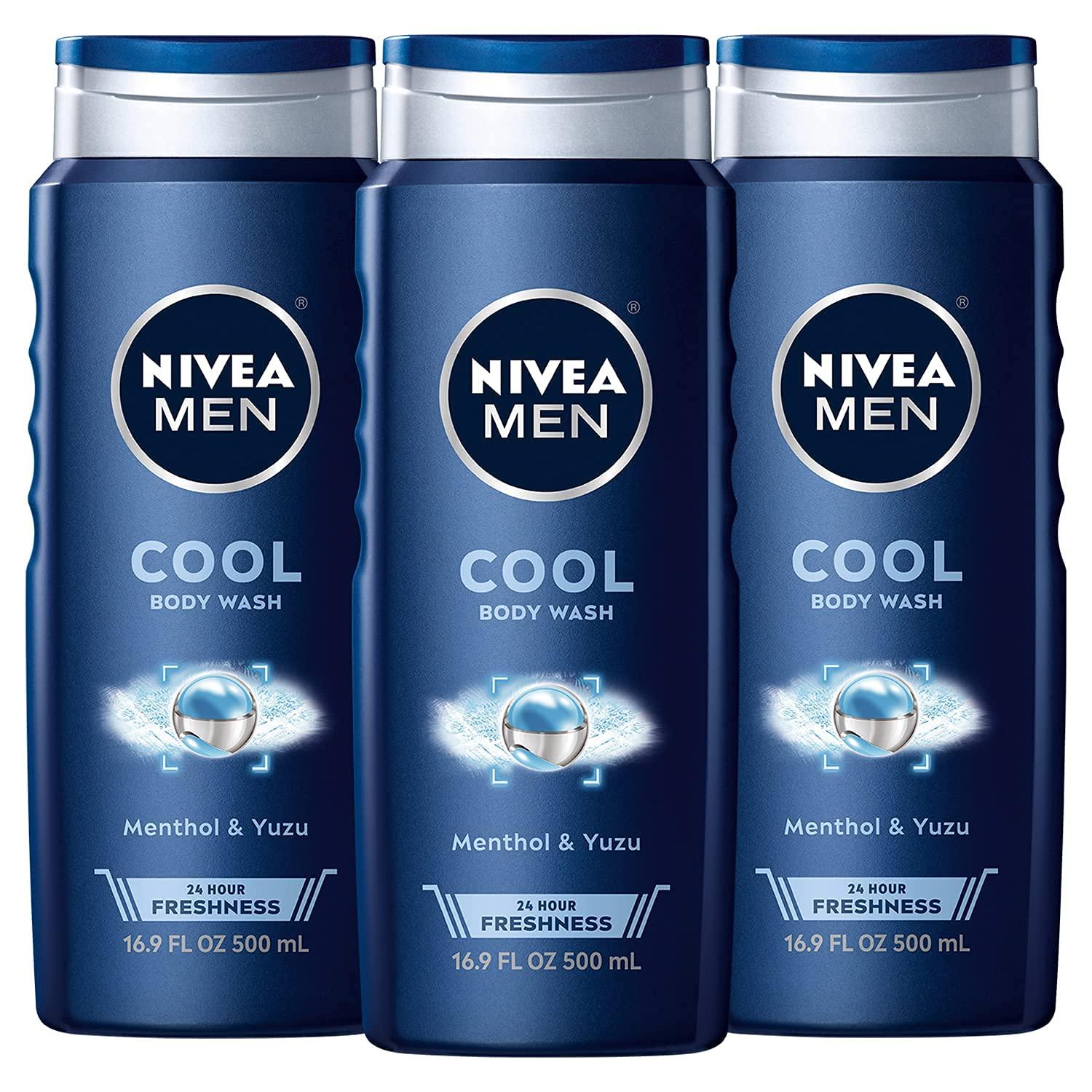Nivea Men Body Wash Icy Menthol 3-Pack for $9.03 Shipped