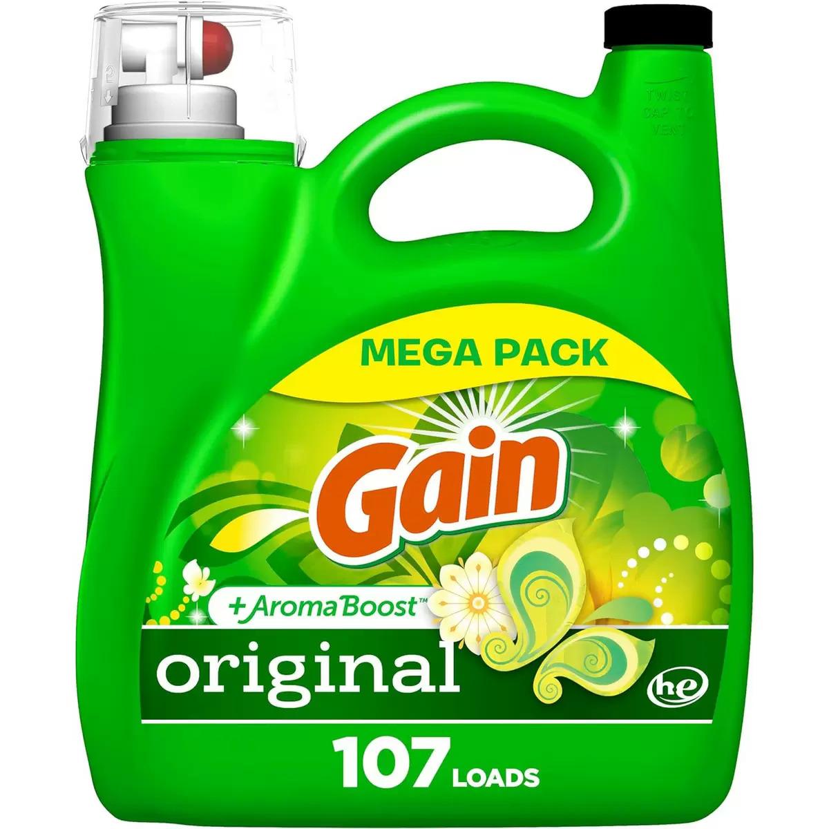 Gain + Aroma Boost Liquid Laundry Detergent for $11.14 Shipped