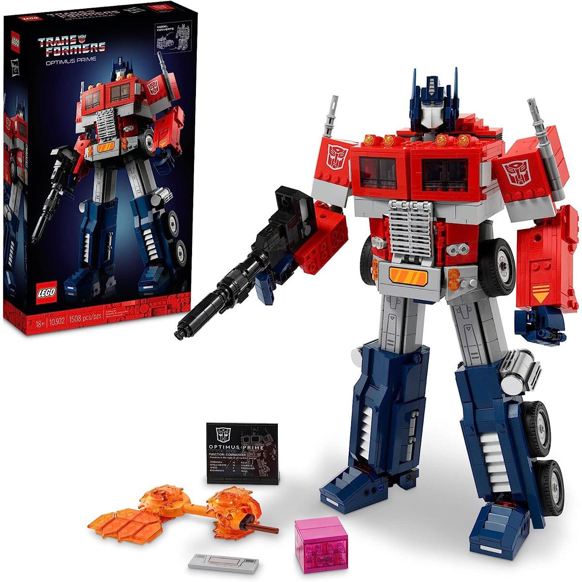 Lego Icons Transformers Optimus Prime Figure Building Set 10302 for $152.99 Shipped