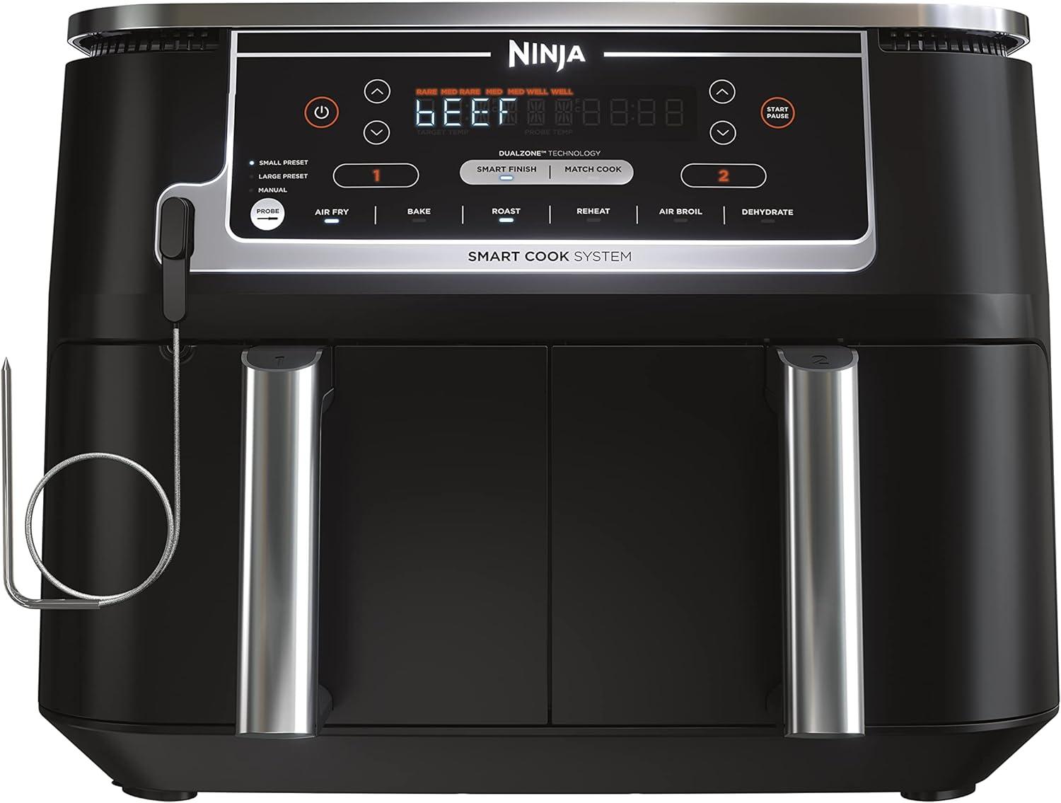 Ninja DZ550 Foodi 10 Quart 6-in-1 DualZone Smart XL Air Fryer for $129.99 Shipped