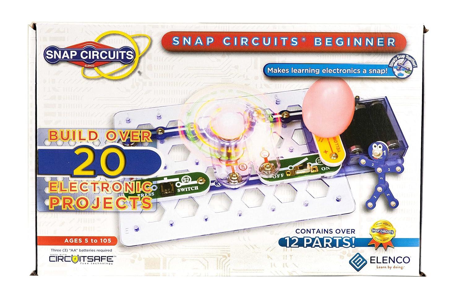 Snap Circuits Beginner Electronics Exploration Stem Kit SCB-20 for $17.79