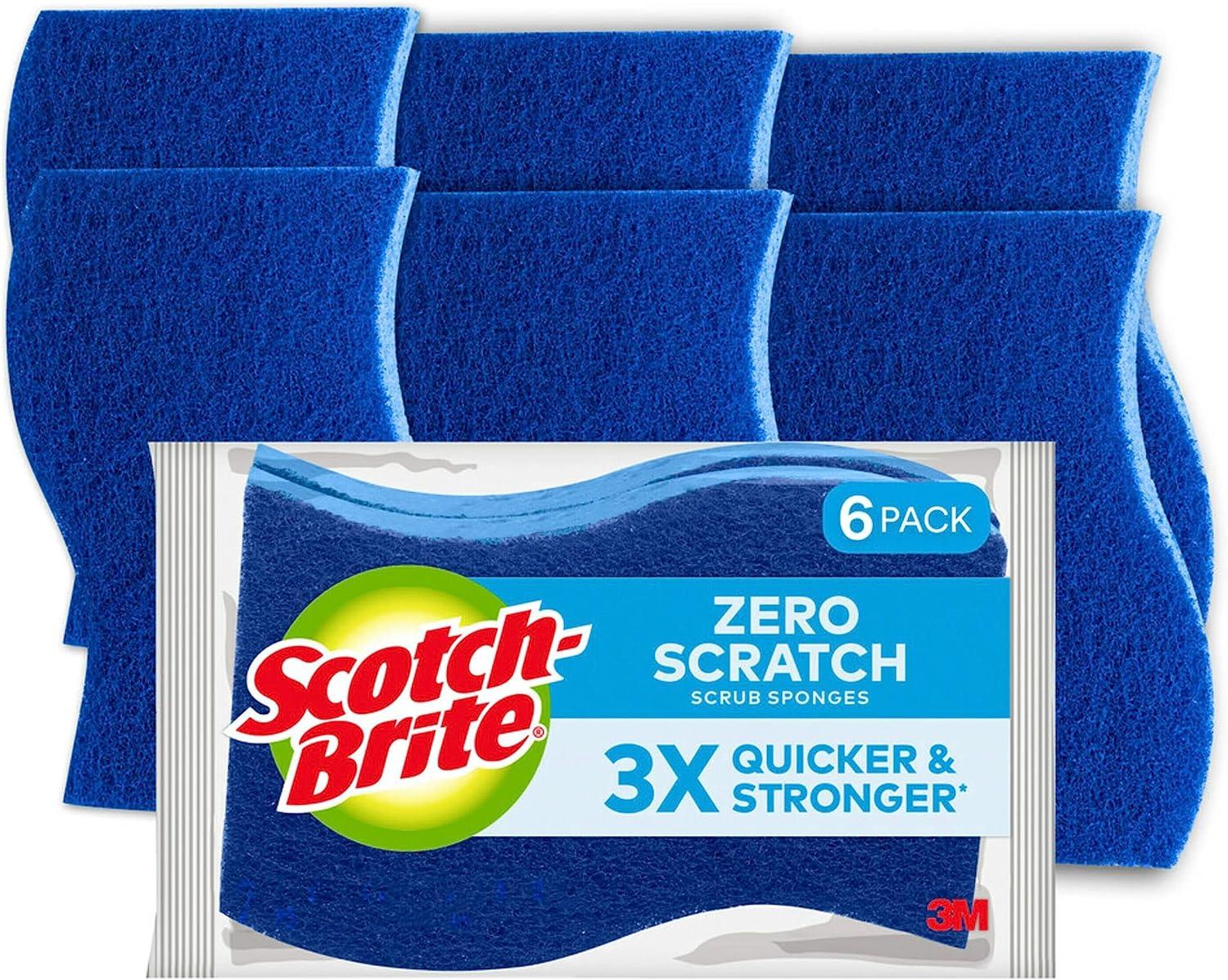 Scotch-Brite Non-Scratch Scrub Sponges 6 Pack for $4.75 Shipped