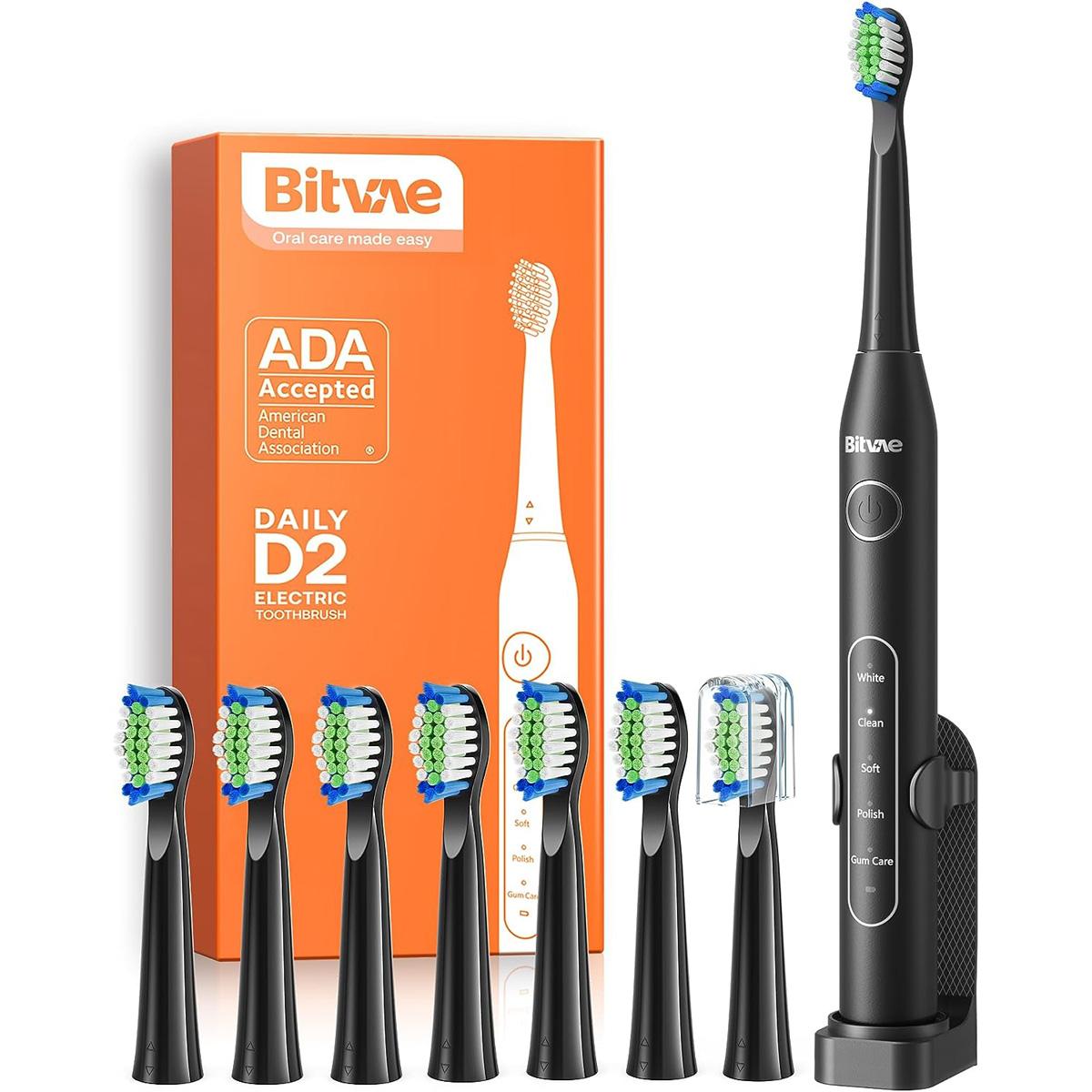 Bitvae Ultrasonic Electric Toothbrush for $11.18