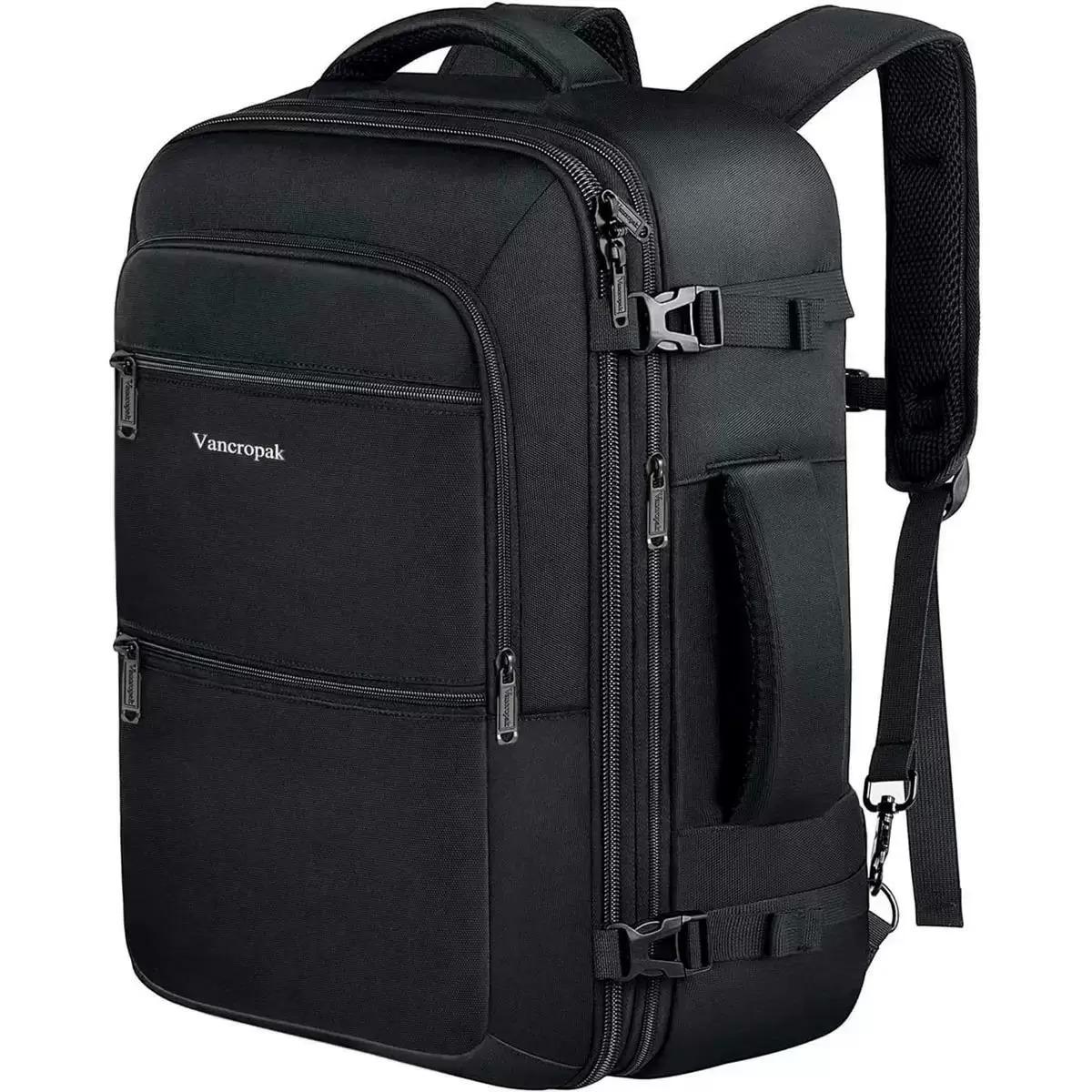 40L Vancropak Expandable X-Large Travel Carry On Backpack for $24.99