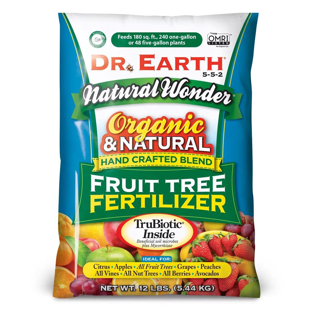 Dr Earth Natural Organic Natural Wonder Fruit Tree Food 5-5-2 Fertilizer for $9.98