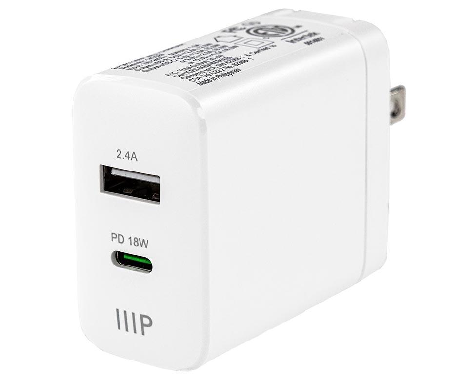 Monoprice 2-Port 30W USB-C/USB-A Wall Charger for $7.34 Shipped