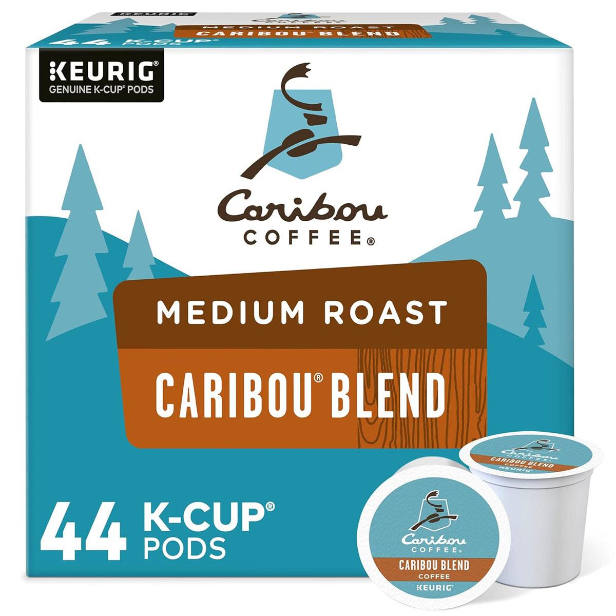 Caribou Coffee Caribou Blend Keurig K-Cup Pods 44 Pack for $13.72 Shipped
