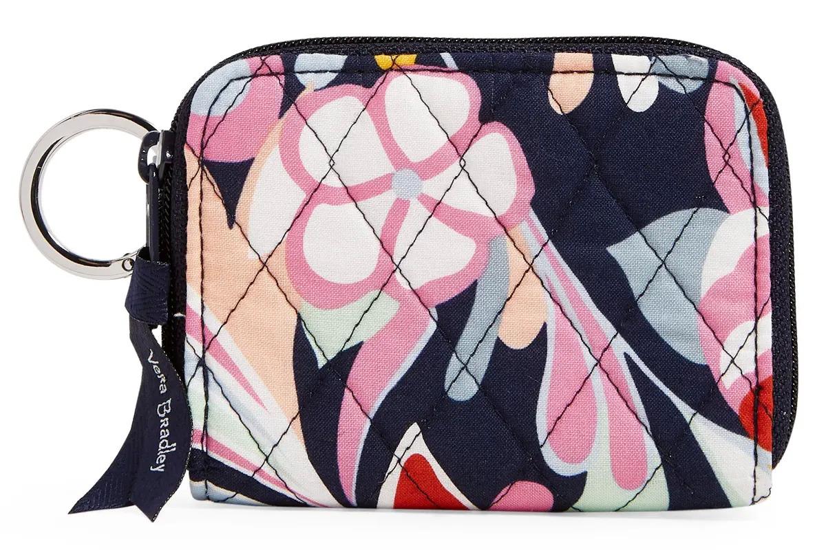 Vera Bradley Cotton Rfid Petite Zip-Around Wallet for $8.25 Shipped