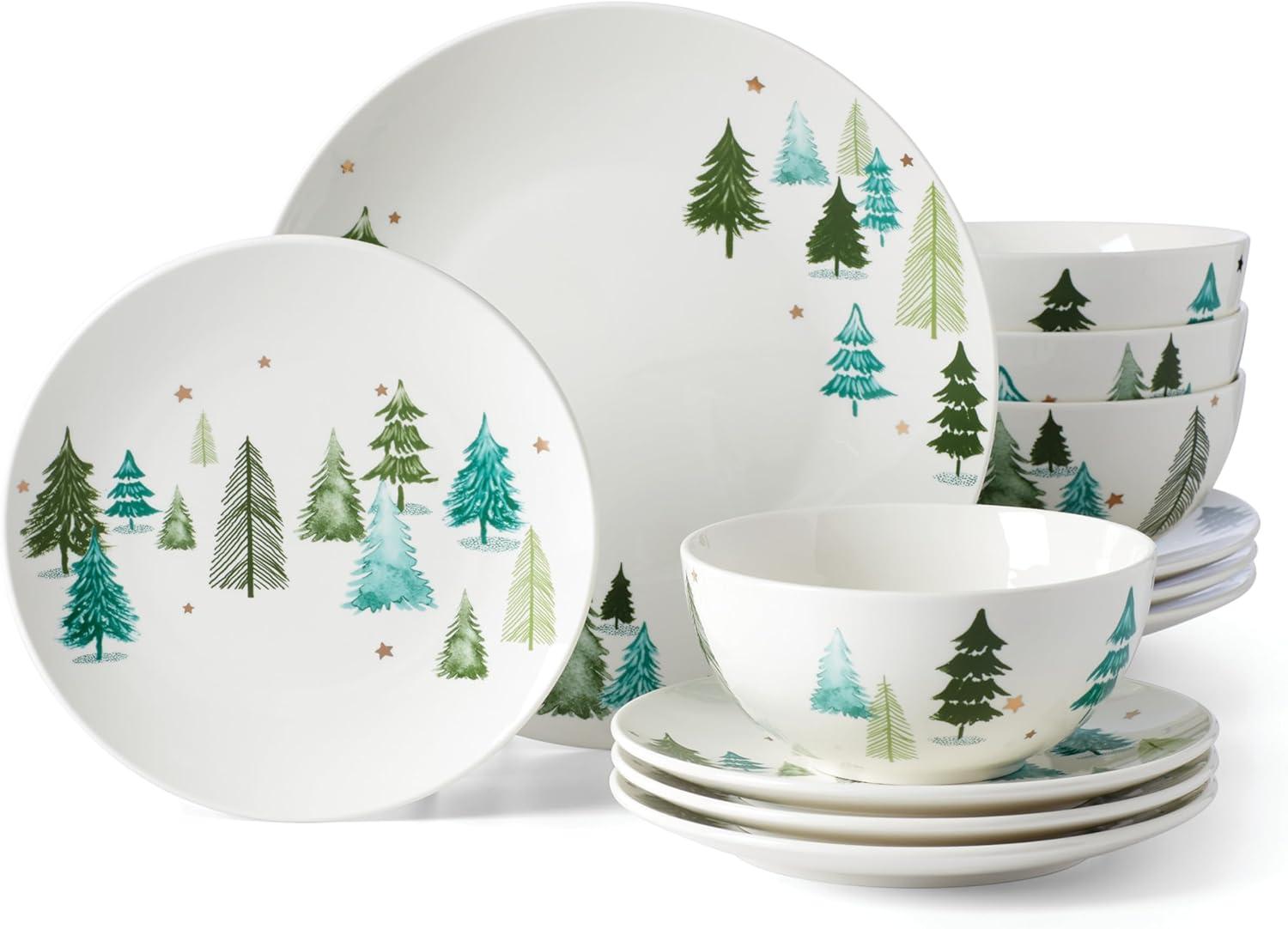Lenox 893565 Balsam Lane 12-Piece Dinnerware Set for $81.50 Shipped