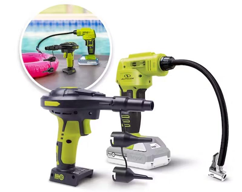 Sun Joe + Auto Joe 24V Inflator and Portable Air Compressor for $39.99 Shipped