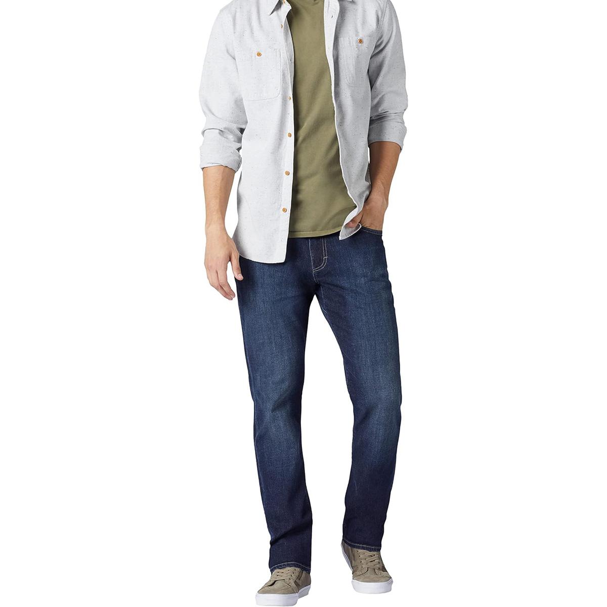 Lee Mens Extreme Motion Straight Taper Jean for $21