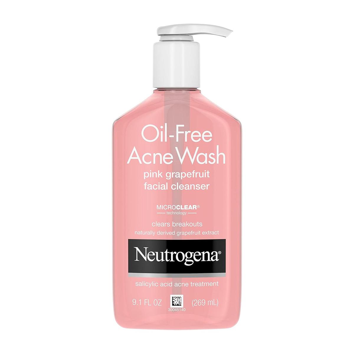 Neutrogena Salicylic Acid Pink Grapefruit Pore Cleansing Acne Wash for $5.72 Shipped