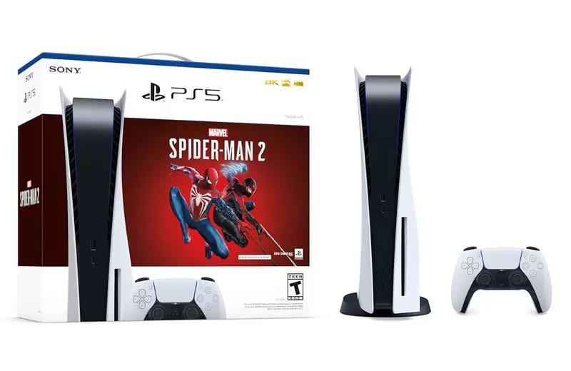 Sony Playstation 5 Marvels Spider-Man 2 Console System Bundle for $499.99 Shipped