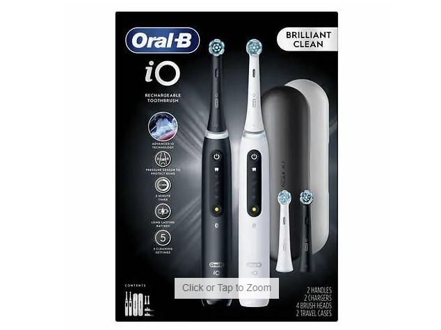 Oral-B iO 5 Brilliant Clean Electric Toothbrush 2 Pack for $107.96 Shipped