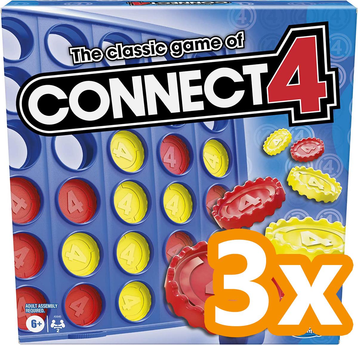 Connect 4 Classic Grid Strategy Board Games 3 Sets for $10